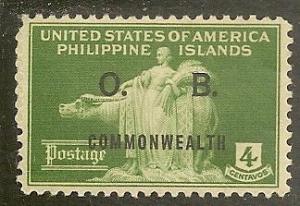 Philippines   Scott  O-28  Overprint   MNH