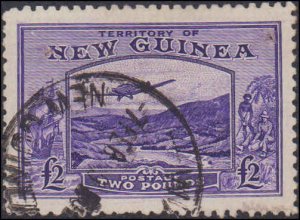 New Guinea #C44, Incomplete Set, 1935, Airplanes, Used