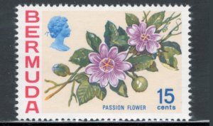 Bermuda 1970 Passion Flower 15c Scott # 264 MH