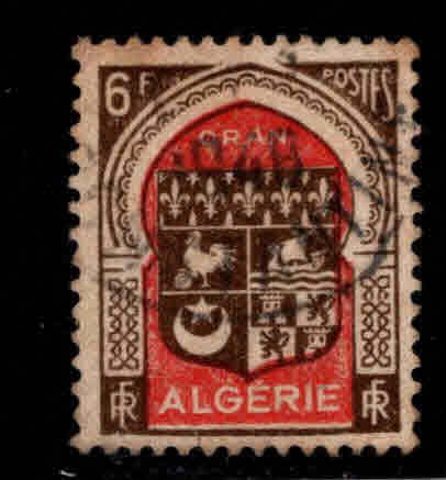 ALGERIA Scott 222 Used Coat of Arms stamp