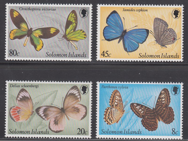 Solomon Islands Scott #431-434 MNH