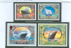 Guernsey #658/660/663/867 Mint (NH)