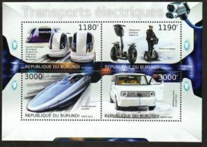 Burundi Stamp 1265  - Electric vehicles