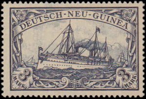 German New Guinea #17, Incomplete Set, 1901, Hinged