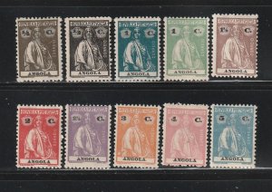Angola 134-143 MH Ceres