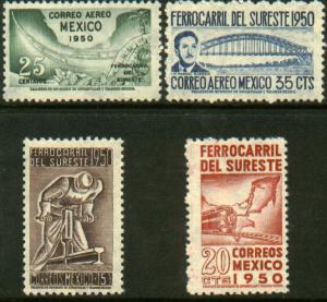 MEXICO 870-71,C201-02 Opening of Southeastern Railroad (264)