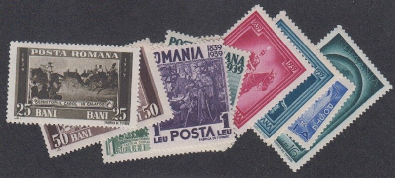 Romania - 1939 - SC 475-488 - NH - Complete set  Europe - Romania, General  Issue Stamp / HipStamp