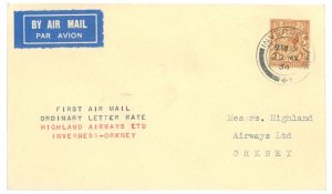 P4030 - GREAT BRITAIN FIRST FLIGHT ,MULLER  #243 29.5.1934