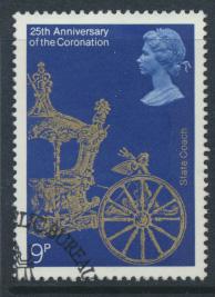 Great Britain  SG 1059 SC# 835 Used / FU with First Day Cancel - Coronation 2...