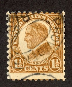 US 582 U  1 /2c Brown 1925