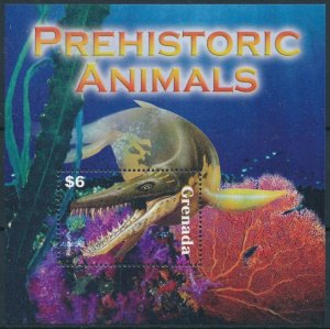 [109270] Grenada 2005 Prehistoric animals Dinosaurs Pliosaur Souvenir Sheet MNH 