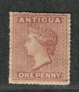 Antigua Sc#2 M/H/VF, Wmk #5 Star, Cv. $135