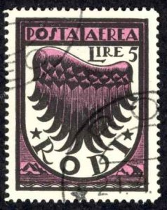 Italy Rhodes Sc# C4a Used 1937-1938 50c Air Post