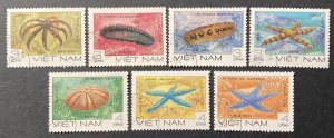 Vietnam 1985 #1536-42, Marine Life, Used/cto.