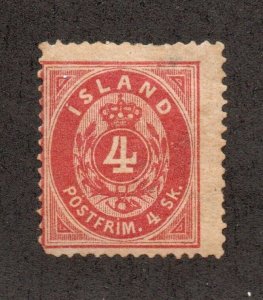 Iceland - Sc# 2 MH / Signed 2x/ see images          -          Lot 0324241