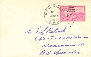 United States U.S. R.P.O.'s Mem. & McAl. 1957 455-H-1  3c National Capital Se...