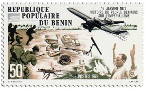 BENIN - 1977 - Victory Against Imperialism - Perf Single Stamp-Mint Never Hinged