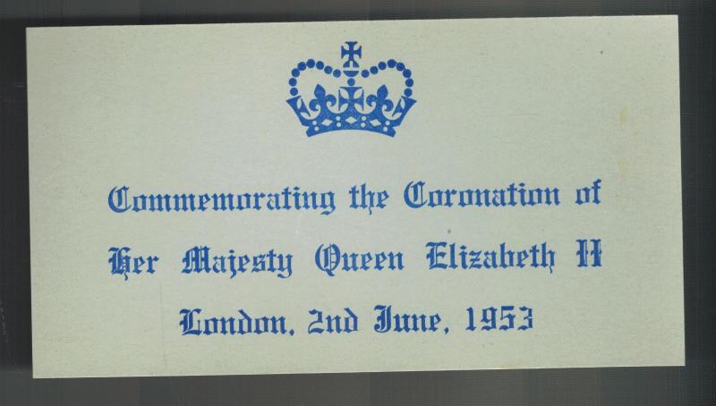 1953 Uckfield England First Day Cover QE II Queen Elizabeth coronation FDC 4