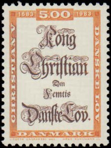 Denmark #741, Complete Set, 1987, Never Hinged