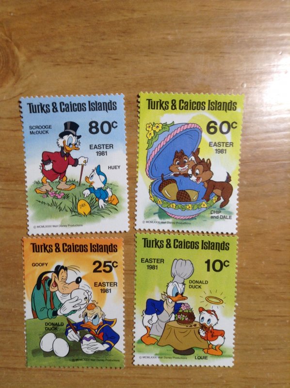 Turks & Caicos  #  476-479  MNH