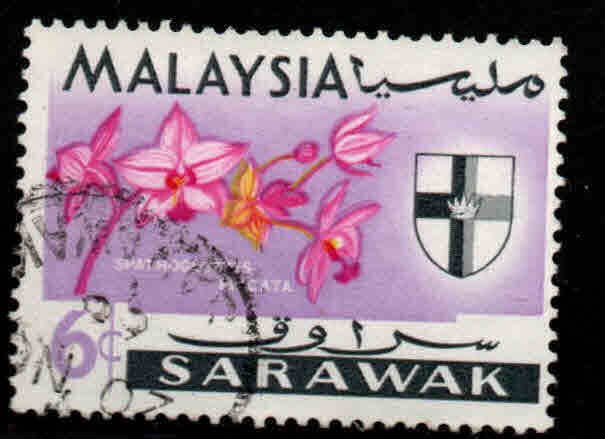 Malaysia Sarawak Scott 231 Used tamp