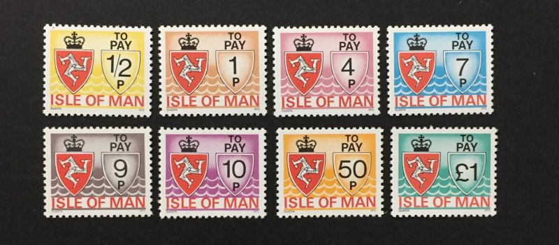 Isle of Man 1975 #J9-16, Coat of Arms, MNH.