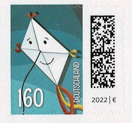 Germany 2021,Sc#3255-8 MNH, Letter post, new series, December issue, self-adh.