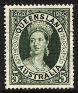 STAMP STATION PERTH - Australia #338 QEII First Queensland stamp Cent. Used