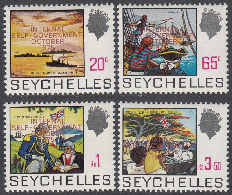 Seychelles 327-330 MNH CV $2.80