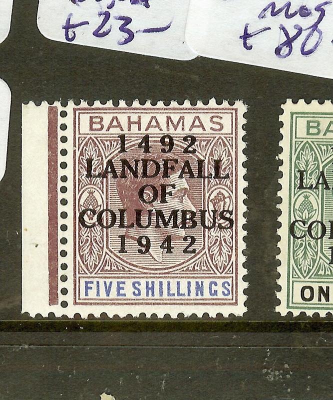 BAHAMAS (P2605B) 1942 LANDFALL COLUMBUS L1   SG175   MNH  DOT IN D