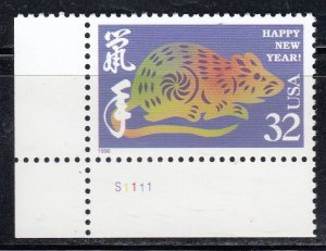 United States 1996 Sc#3060 Year Of The Rat MNH