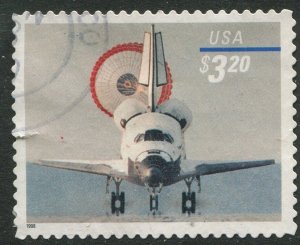 3261  $3.20  Priority Mail Shuttle Landing  Used XF