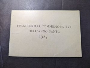 1925 Italy Commemorative Stamps of the Holy Year Booklet Souvenir