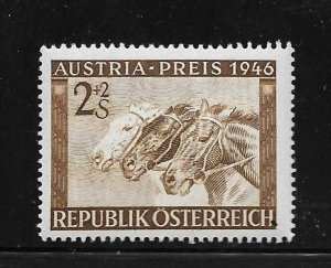 AUSTRIA,B183,  MINT HINGED, HORSES