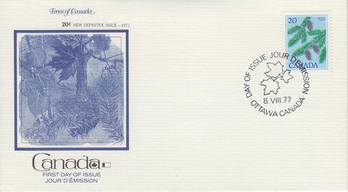 1977 Canada Trees Douglas Fir (718) Fleetwood 