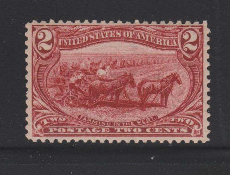 286 VF never hinged original gum nice color  scv $ 65 ! see pic !