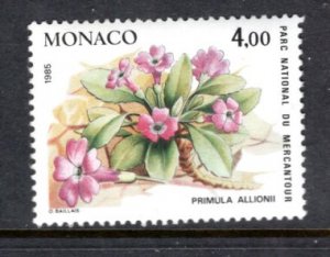 MONACO 1471 MNH VF Flowers in Mercantour Park Highest value in set of 6