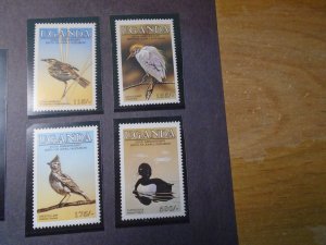 Uganda  #  453-56  MNH   Birds