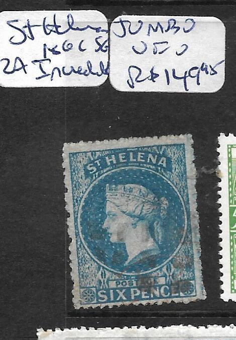 ST HELENA (PP1901B) QV 6D  SG 2A HUGE JUMBO  VFU