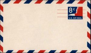 Scott UXC9 Stylized Eagle Postal Card