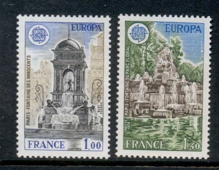 France 1978 Europa MUH