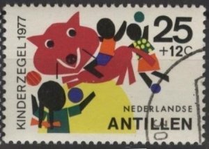 Netherlands Antilles B149 (used cto, nh) 25c+12c children & toys (1977)