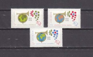 United Nations, Scott cat. 246. Geneva 39-40. UPU Centenary issue.