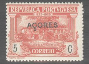 Azores Scott 241 MH* from 1925 Castello-Branco issue