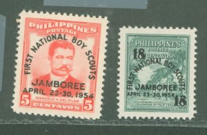 Philippines #608-609 Mint (NH) Single (Complete Set)