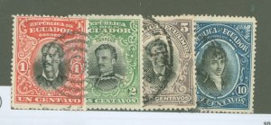 Ecuador #145-148  Multiple