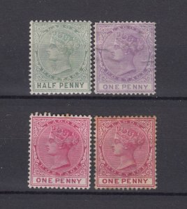 Lagos QV 1887 Mint Collection Of 4 MH BP6953