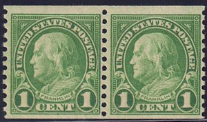 US Scott # 597 Pair F-VF MNH