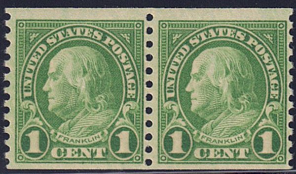 US Scott # 597 Pair F-VF MNH