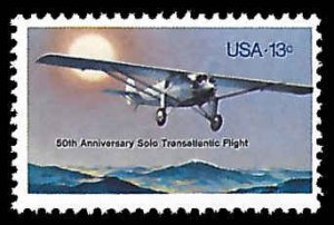 PCBstamps   US #1710 13c Lindbergh's Flight, MNH, (19)